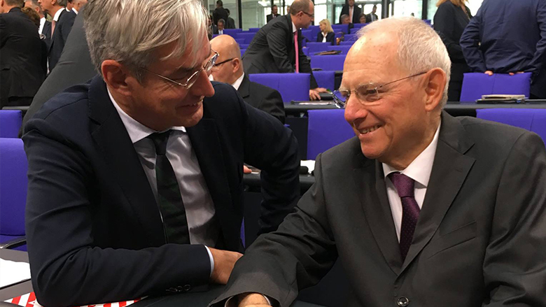 Im Austausch mit Wolfgang Schäuble